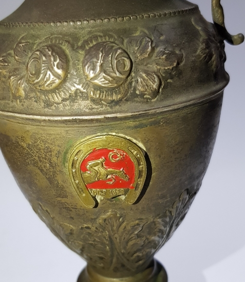 1923 BİNİCİLİK COKEY FEDERASYONU İNİSİYALLİ GÜMÜŞ KUPA