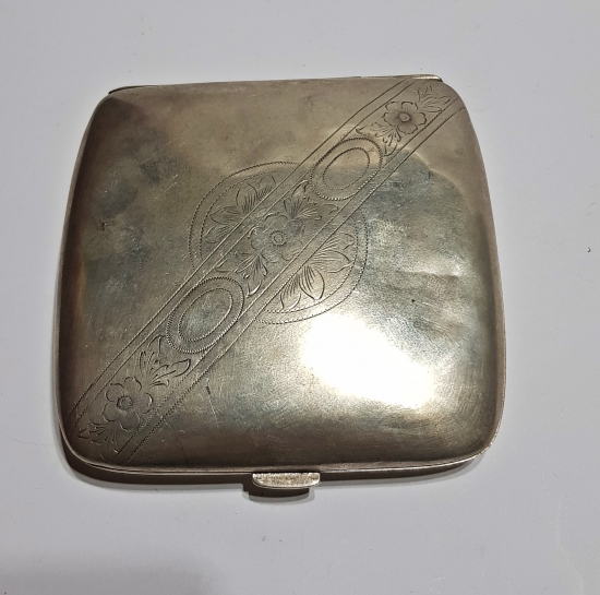 KALEM İŞÇİLİKLİ 800 AYAR GÜMÜŞ SİGARA TABAKASI 