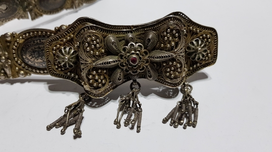 NADİR İSTANBUL İŞİ SAVATLI GÜMÜŞ BÜYÜK BOY KEMER