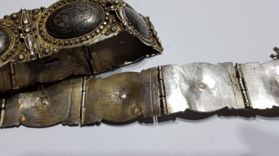 NADİR İSTANBUL İŞİ SAVATLI GÜMÜŞ BÜYÜK BOY KEMER