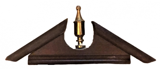 FRANSIZ AHŞAP ÜZERİNE 4 FONKSİYONLU TERMOMETRE BAROMETRE SAAT DERECE